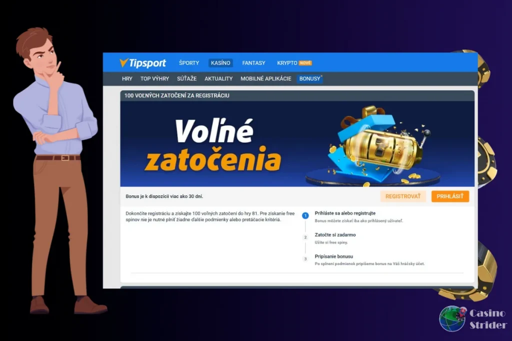 volne zatocenia Tipsport 