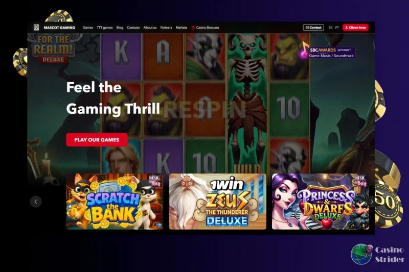 Všeobecné informácie o Mascot.Games
