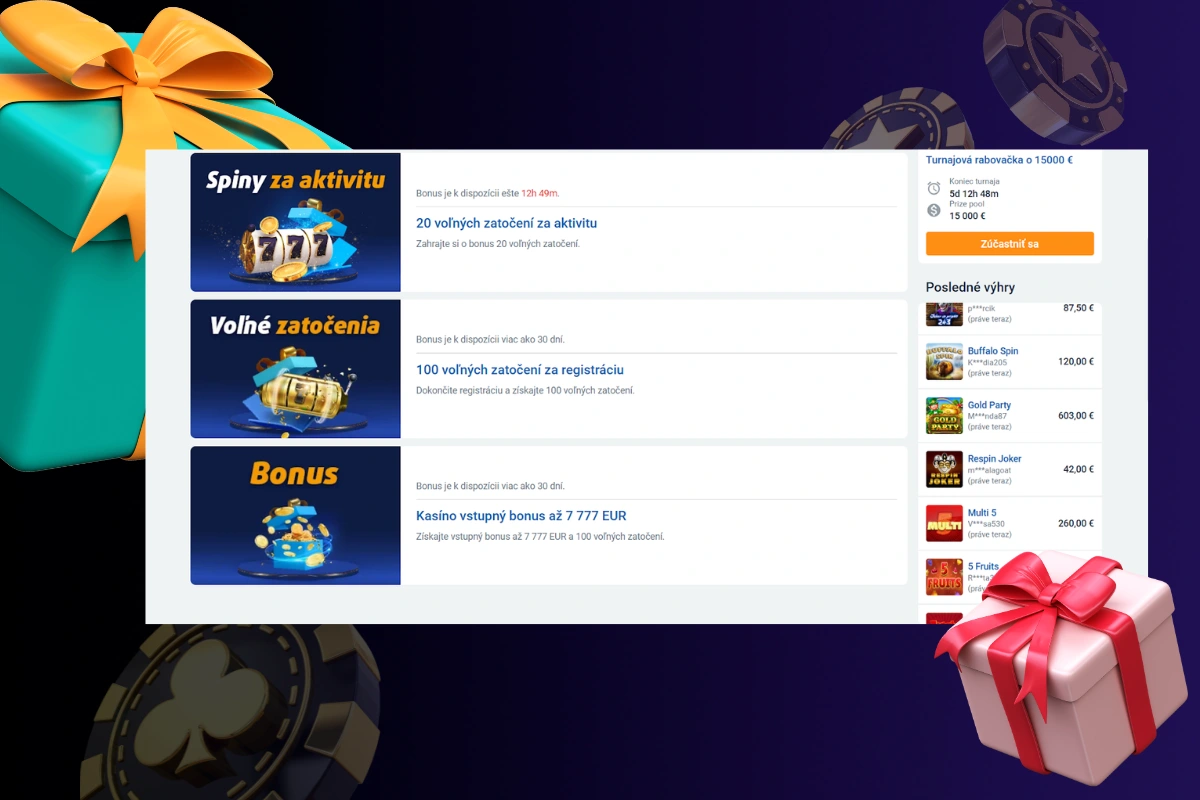 Tipsport Registračný bonus 5€