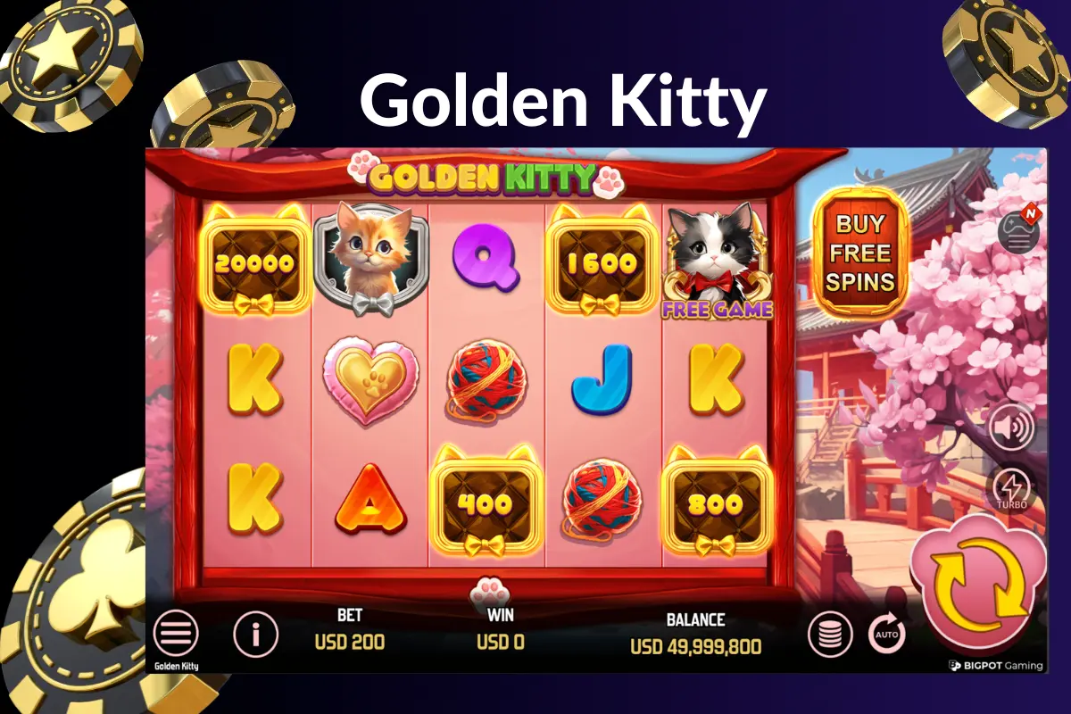 Golden Kitty BigPot Gaming