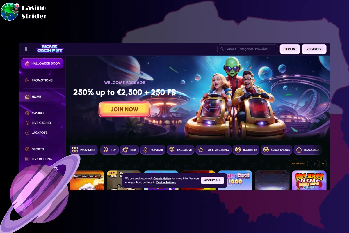 Novajackpot Poľské Online Casíno