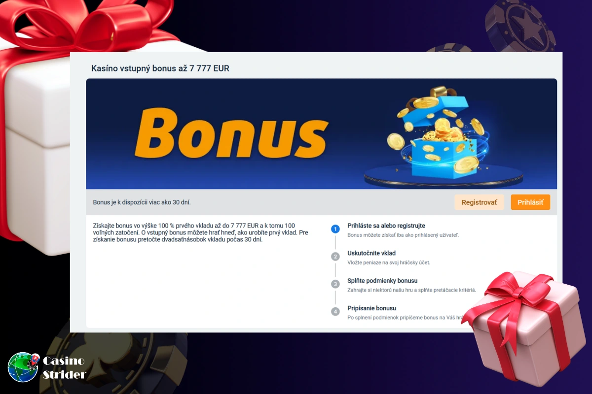 Uvítací bonus