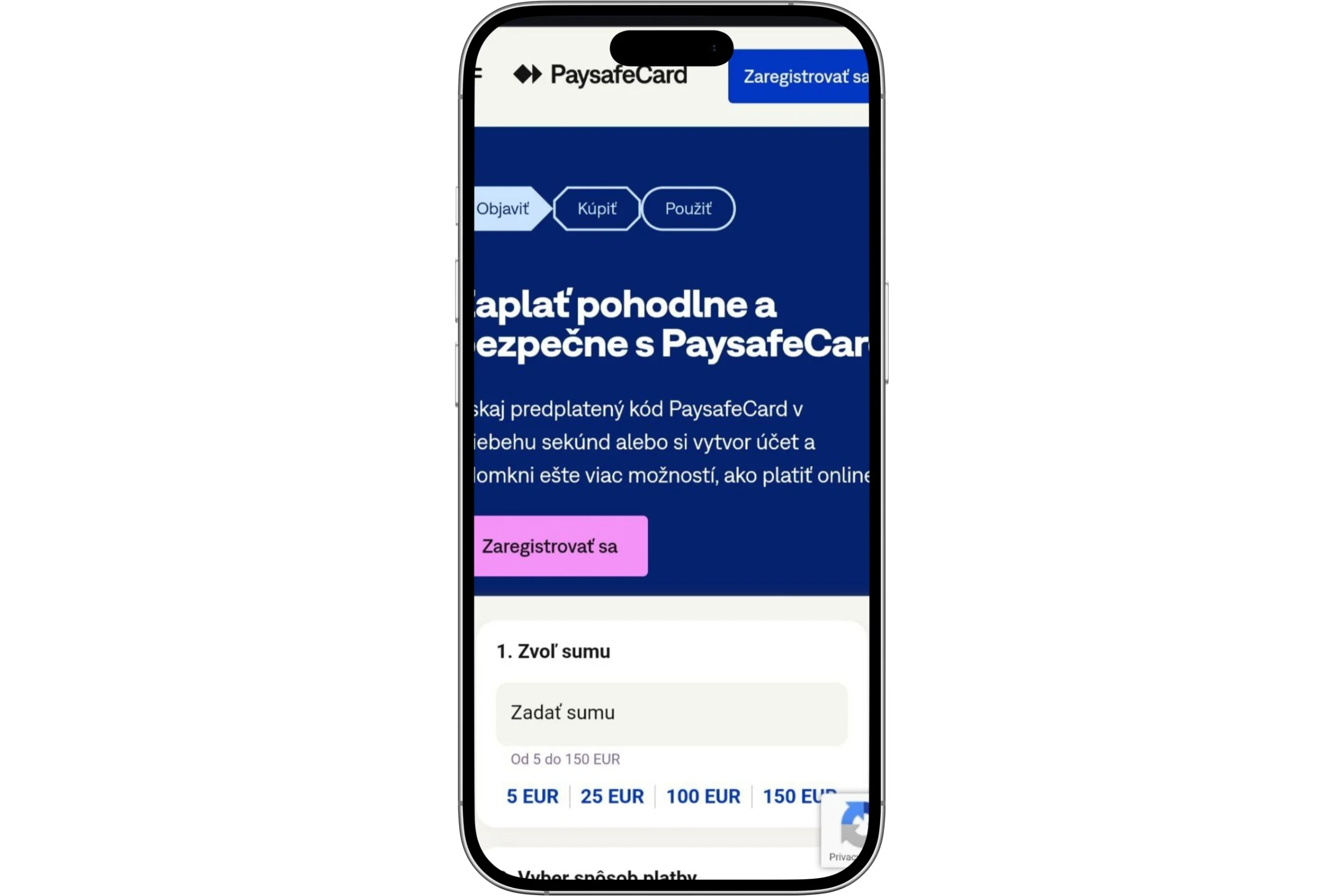 Nákup Paysafecard