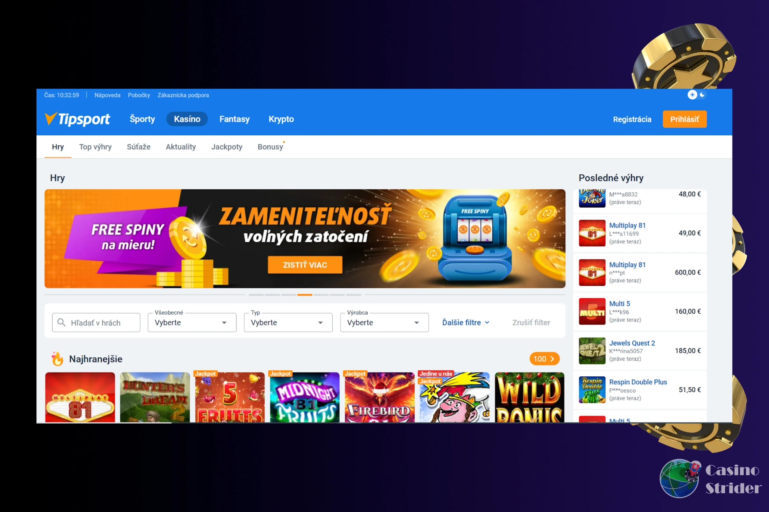 Paysafecard SMS vklad do kasína Tipsport