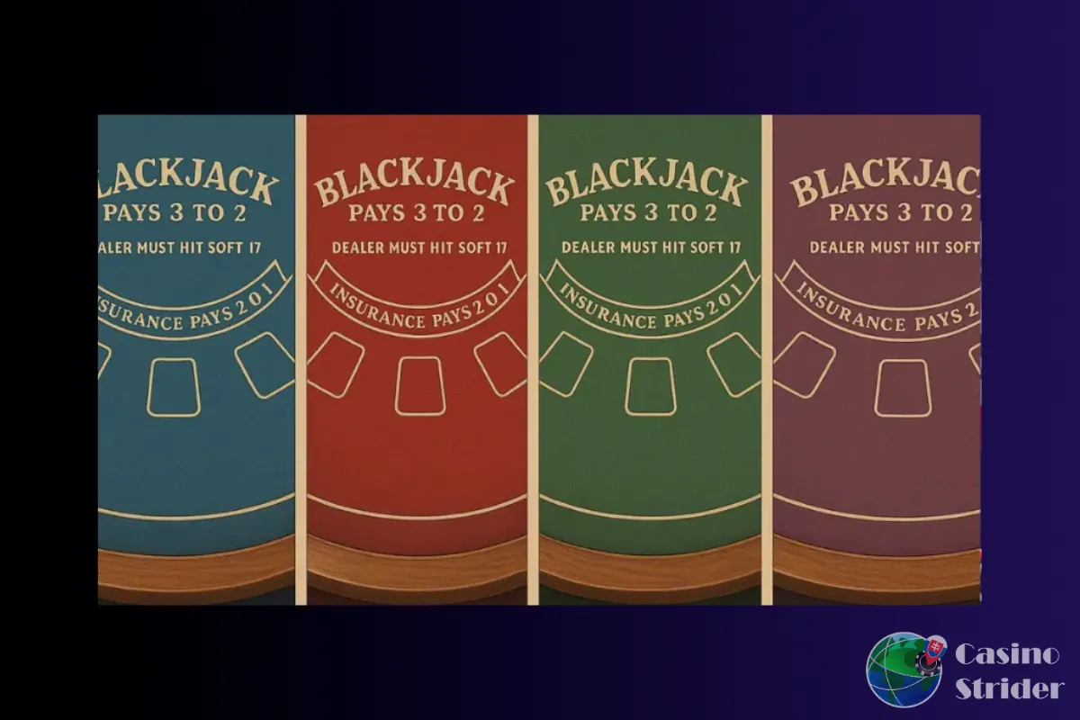 Hlavné typy blackjacku v kasínach